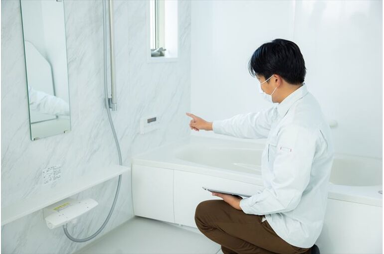 お風呂場のカラーコーティングについて